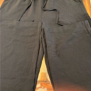 Womens Navy wide leg Pants